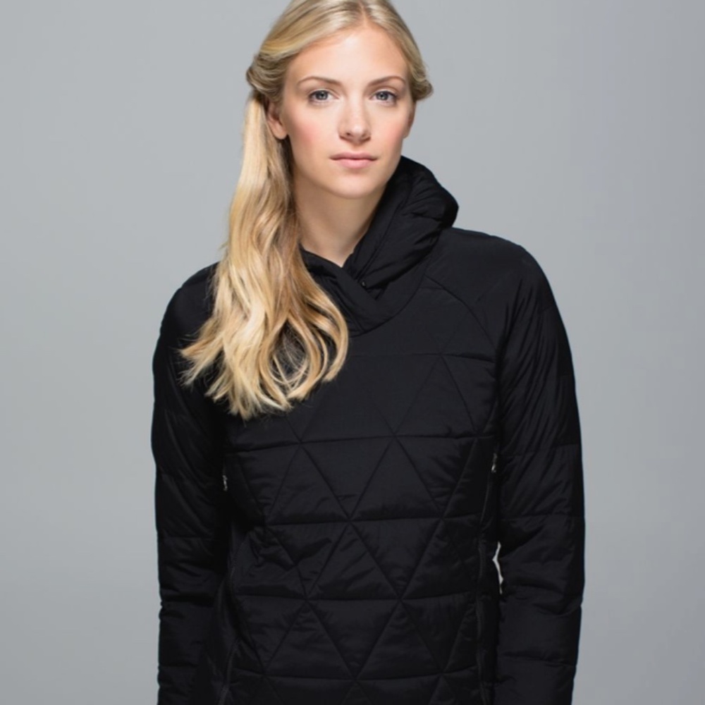 Lululemon FLUFFED UP Pullover Jacket | Size 8 | Black